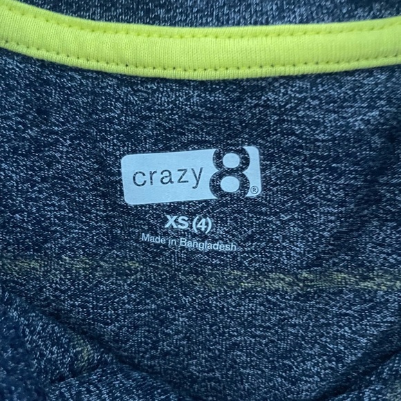 Crazy 8 Navy and Yellow Striped Long Sleeve Henley - Picture 7 of 7